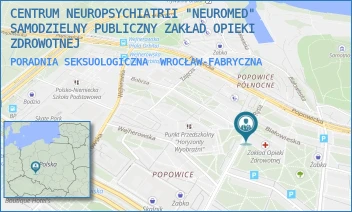 PORADNIA SEKSUOLOGICZNA - CENTRUM NEUROPSYCHIATRII "NEUROMED" SAMODZIELNY PUBLICZNY ZAKŁAD OPIEKI ZDROWOTNEJ - UL. BIAŁOWIESKA 74A, WROCŁAW-FABRYCZNA