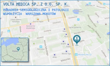 PORADNIA SEKSUOLOGICZNA I PATOLOGII WSPÓŁŻYCIA - VOLTA MEDICA SP. Z O.O. SP. K. - BELGIJSKA 11/8, WARSZAWA MOKOTÓW