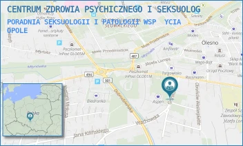 PORADNIA SEKSUOLOGII I PATOLOGII WSPYCIA - CENTRUM ZDROWIA PSYCHICZNEGO I SEKSUOLOG - GRUNWALDZKA 19/4,  OPOLE